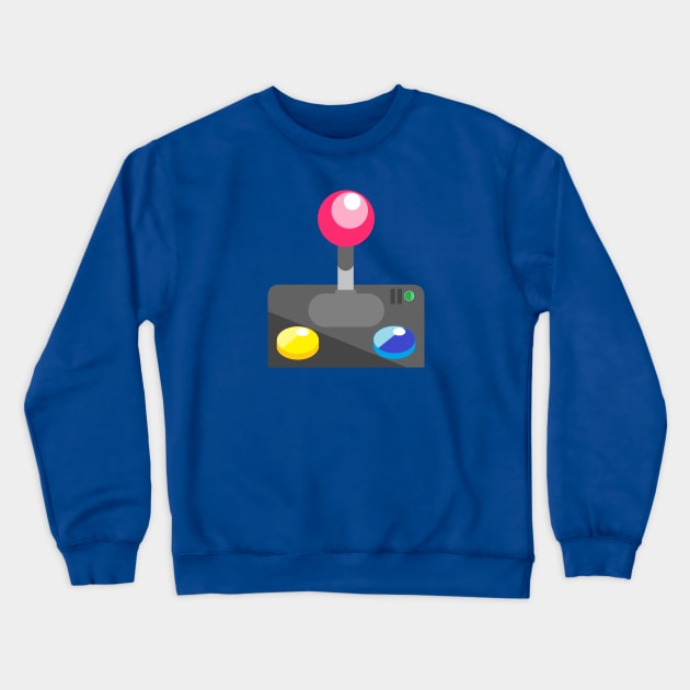 player C joystick Crewneck Sweatshirt by prettyguardianstudio